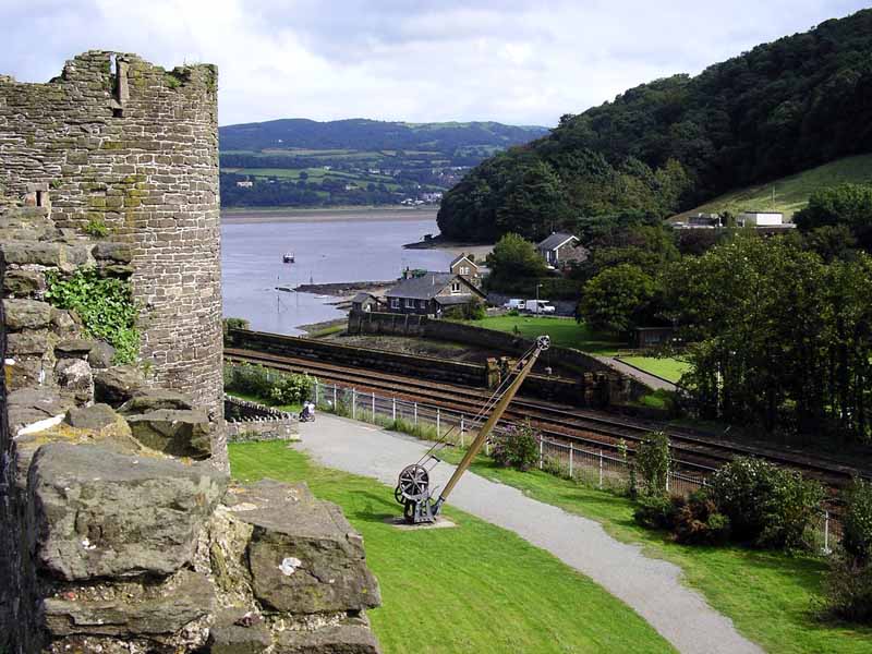 Conwy Castle Wales Map
