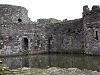 Beaumaris castle wales welsh uk main view water moat