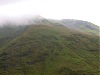 View from snowdon national park mountain railway wales welsh uk