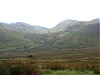 View from snowdonia national park mountain railway wales welsh uk